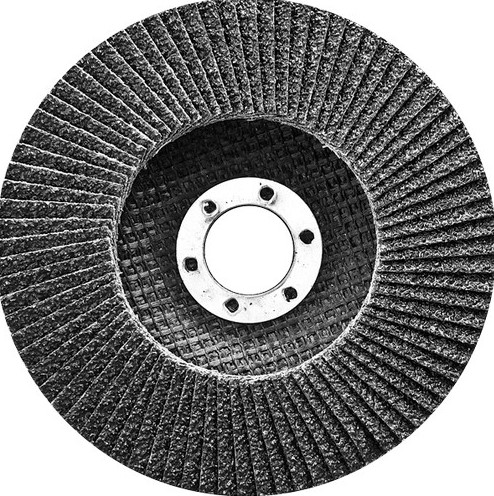 Круг лепестковый торцевой, конический, Р 60,115 х 22,2 мм Сибртех