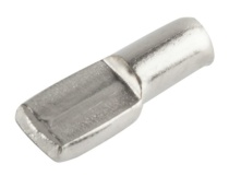 Полкодержатель лопаточка 5х17 (никель 12 шт)