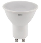 Лампа светодиодная LED 6 Вт GU10 3000К 480Лм спот 220 В (замена 50Вт) OSRAM