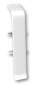 Соединитель для плинтуса Деконика 001 белый с к/к 70 мм