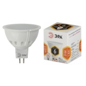Лампа светодиодная LED sdm MR16-6w-827 GU10 Эра